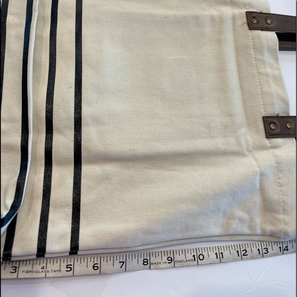 Canvas Tote Bag Personalized Initial A - Picture 2 of 3